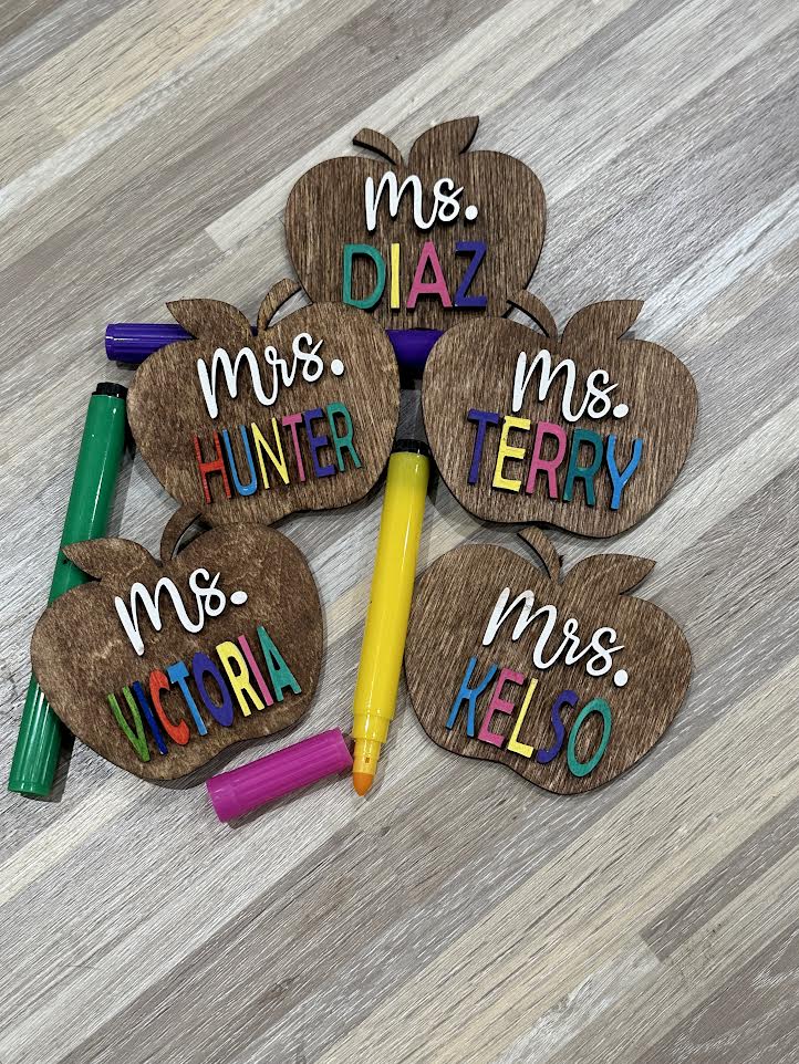 Teacher Apple Magnets | WS