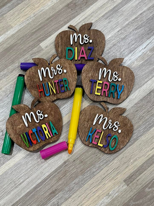 Teacher Apple Magnets | WS