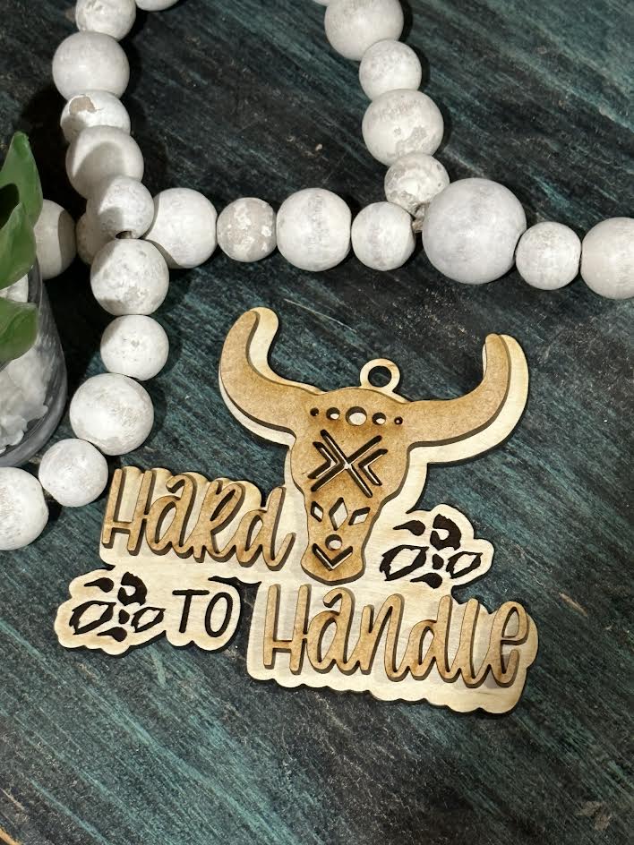 Unfinished DIY Hard to Handle Western Car charms/ Hard to handle Charm / western car charms / Western Charm / Hard to Handle Bag Charm