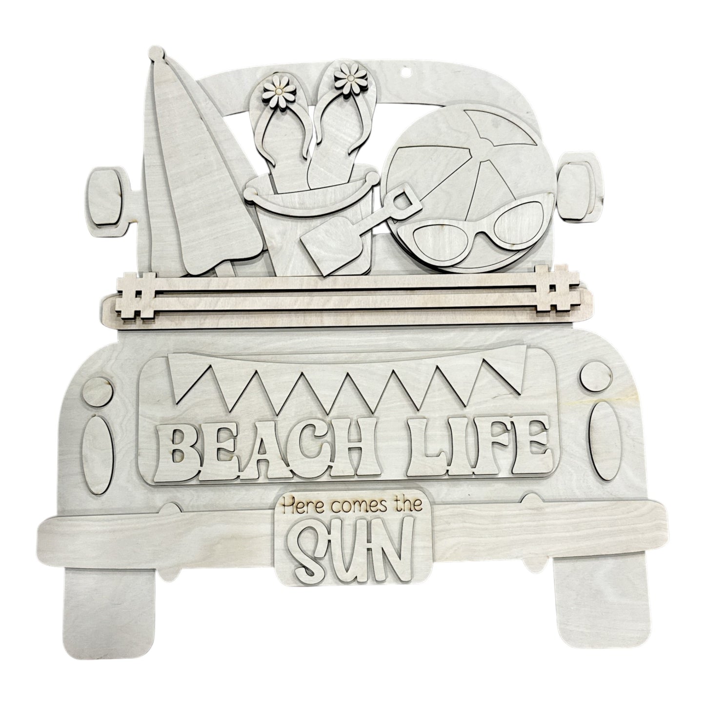 DIY 22" Beach Life Truck Insert or Truck