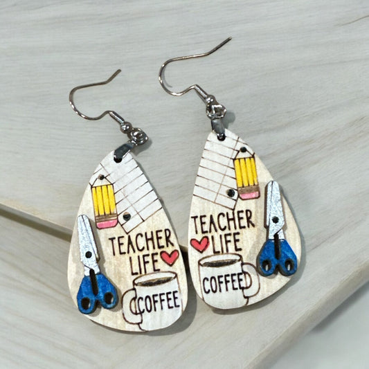 Teacher Life Earrings