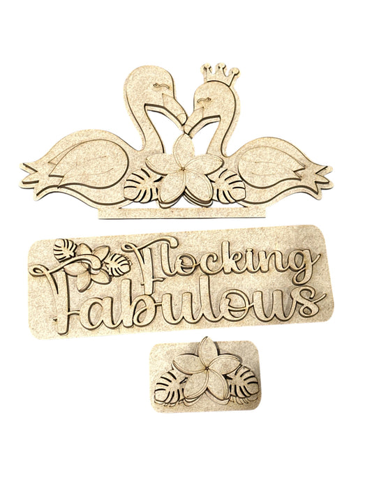 FLOCKING FABULOUS  | TRUCK INSERT DIY BLANK