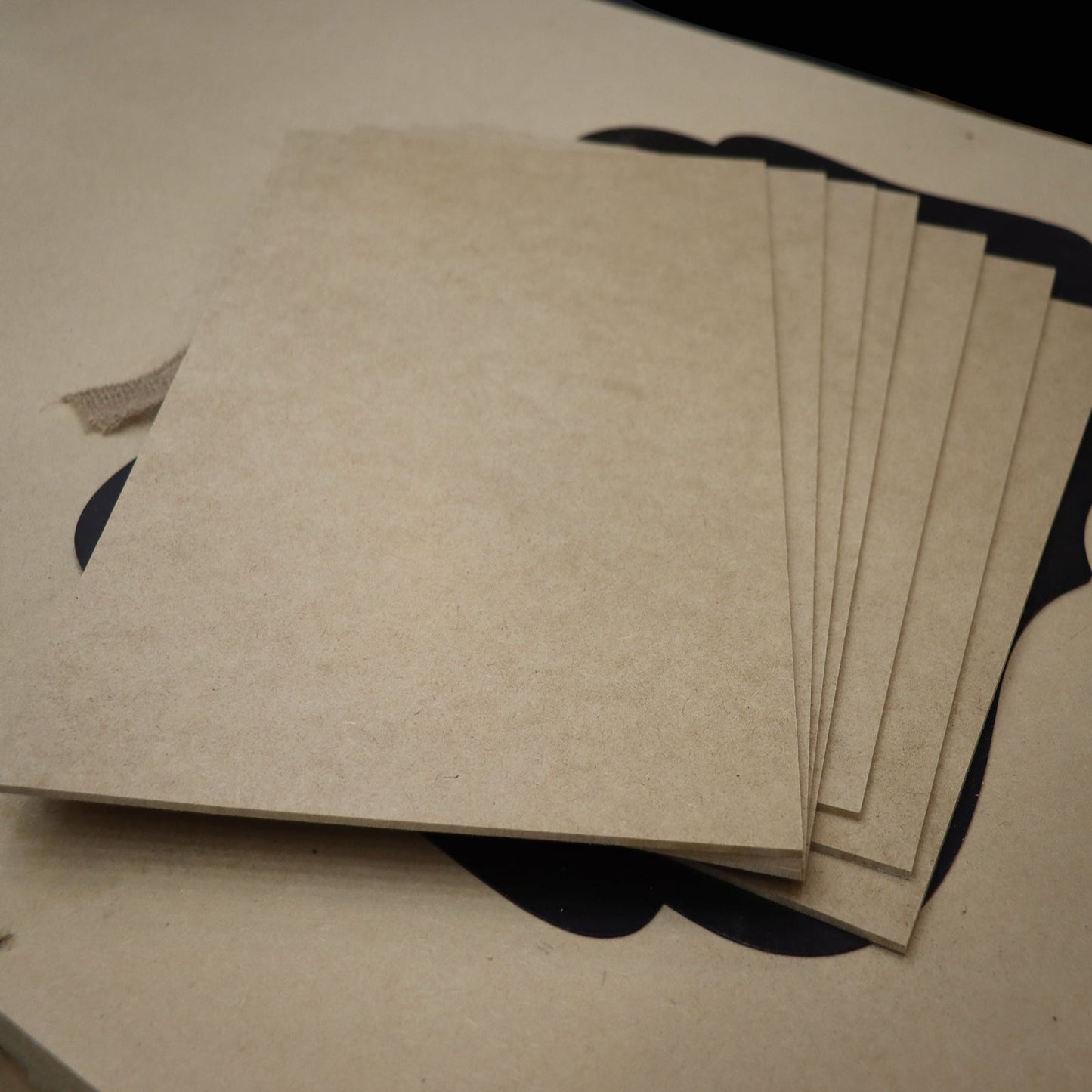 1/8” Sheen premium MDF Light Sheets Glowforge Ready |CNC Laser Woodworking Supplies | Natural |/3MM