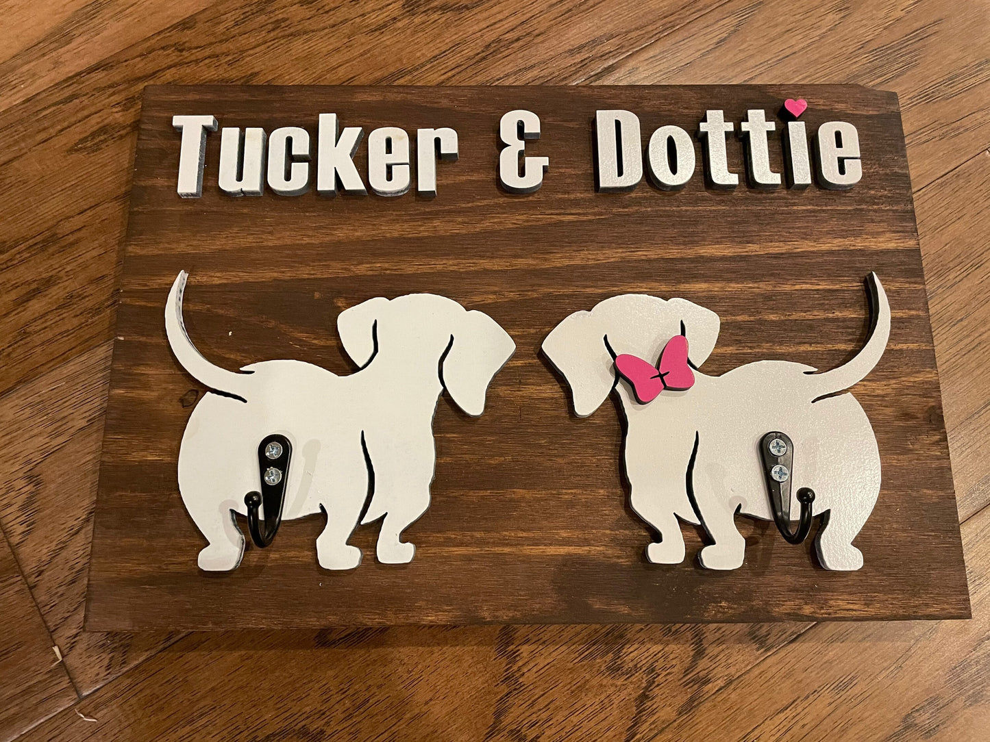 Leash Holder, 3D Dog Leash Holder, Dog Lovers Gift, Custom Dog Leash Hook, Personalized Pet Accessory Organizer, Wall Mounted Leash Hanger