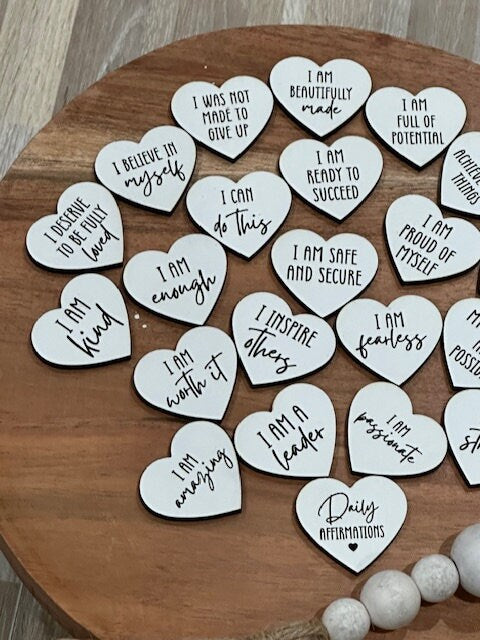 Daily Affirmations Tokens / Inspiration Tokens / Fun Tokens / Affirmation Tokens