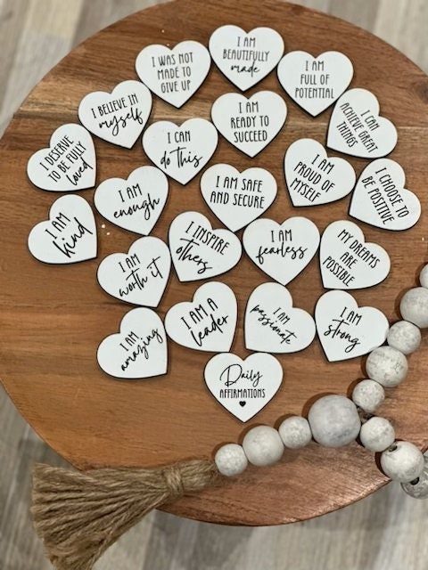Daily Affirmations Tokens / Inspiration Tokens / Fun Tokens / Affirmation Tokens