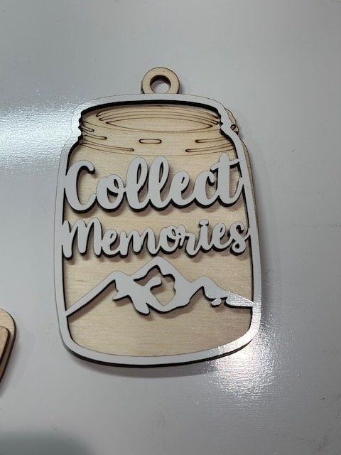 DIY Unfinished Spiritual Charm, Collecting Memories Car Charm, Faith Bag Charm, Mama Ornament, Personalized Memory Keepsake Charm