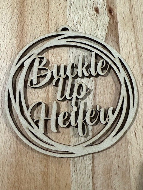 Sassy DIY Wooden Car Charms, Unfinished Custom Charm, Blank Wood Charms, Crafting, DIY Car Accessories, Sassy Car Décor, Custom Design Ready