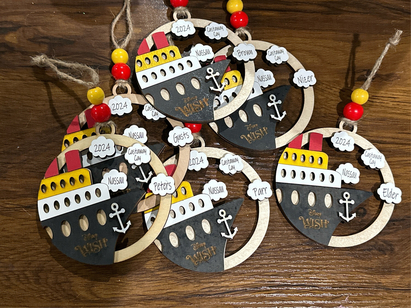 Personalized Cruise Ornament, Cruise Memories Keepsake, Cruise Vacation Ornament, Travel Ornament, Holiday Cruise Decoration, Custom Gift