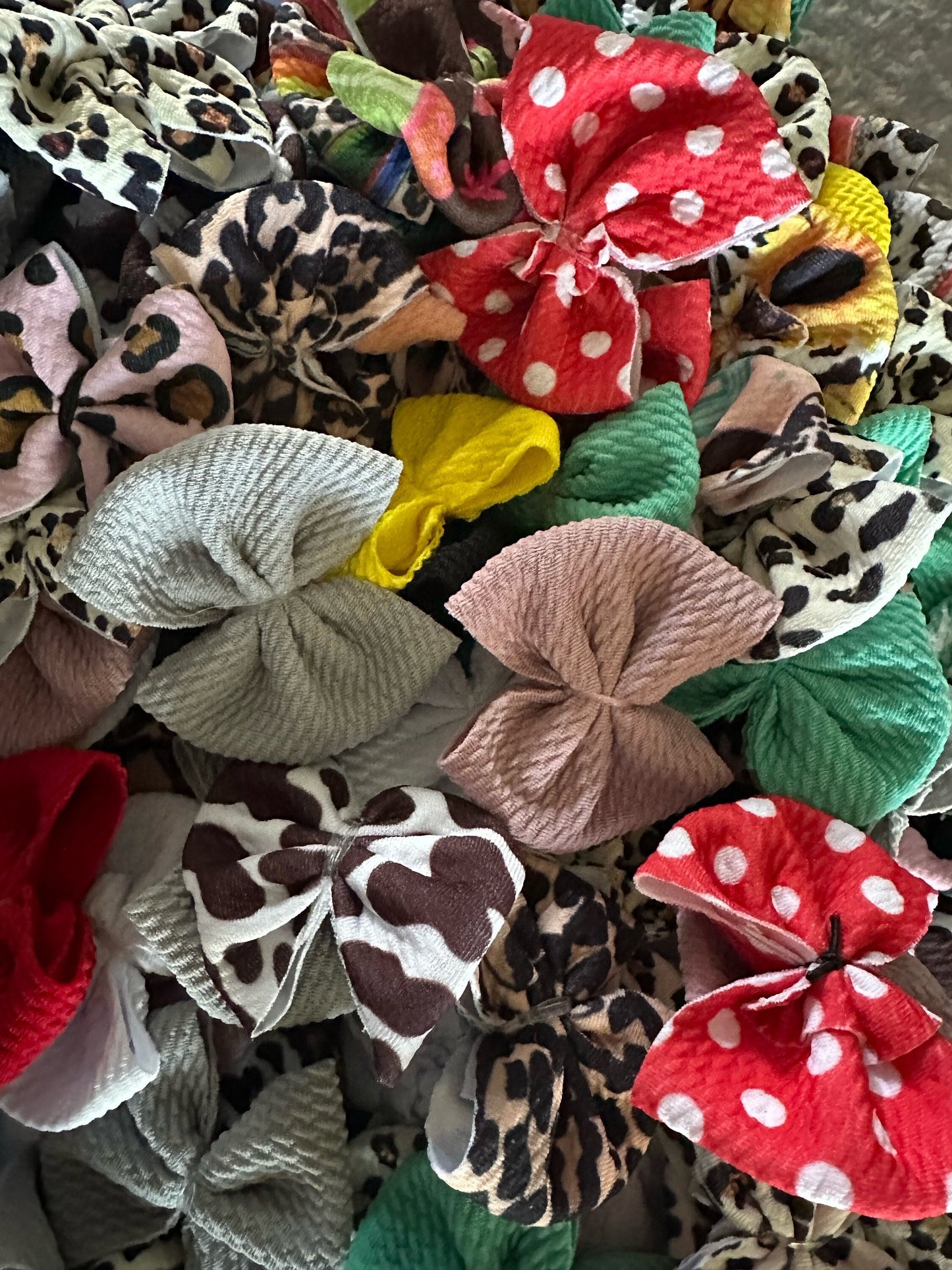 Bullet Small Bows Bundle, Freshener Bows, Decorative Bows, Freshie Bullet Bows, Printed Bows, Solid Bows, Cute Bow Pack, Craft Accessories