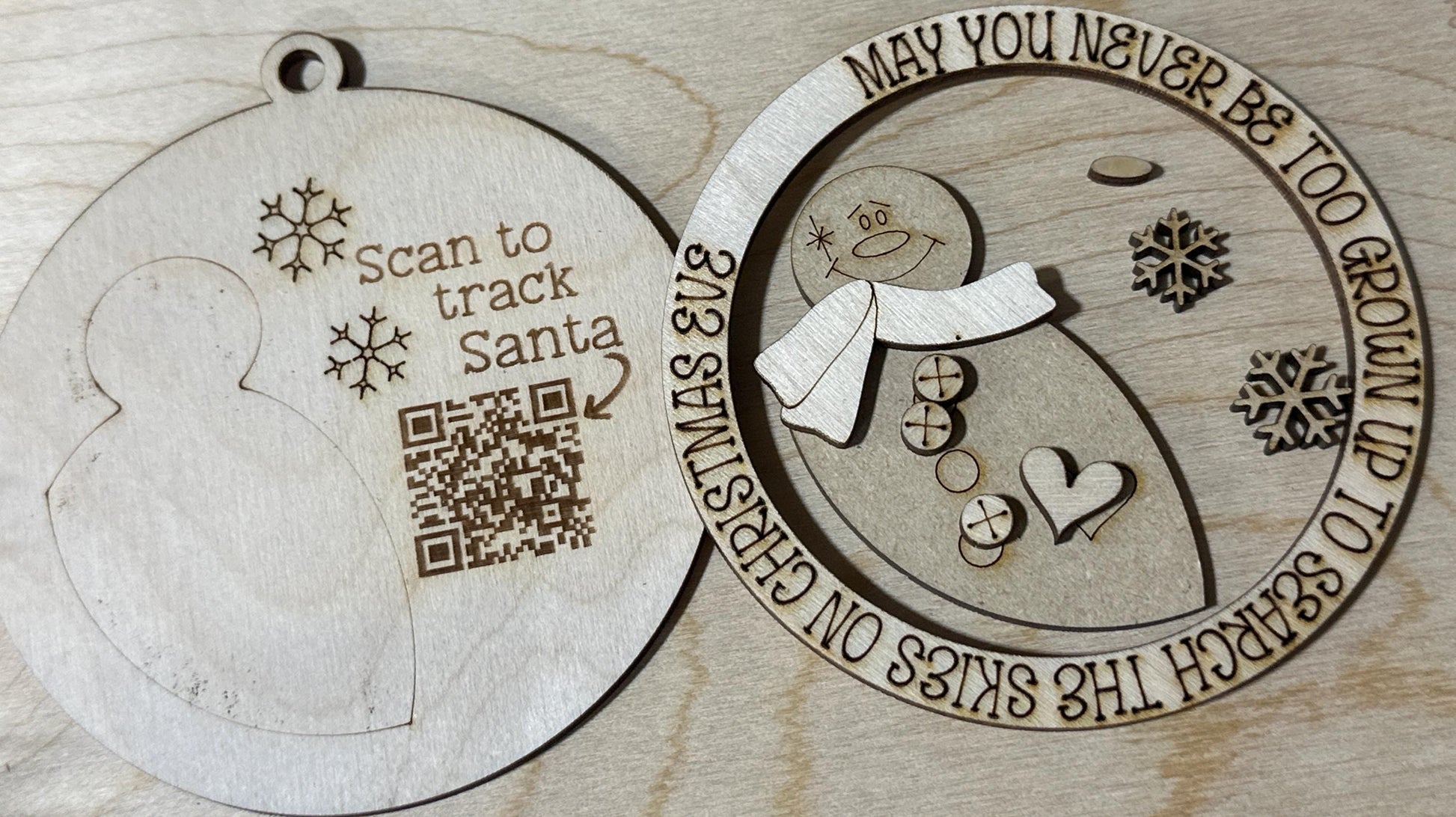 Snowman, unfinished, ornaments, DIY holiday crafts, Santa tracker, unfinished wood ornament, DIY decor, Snowman Ornament, Snowman Craft