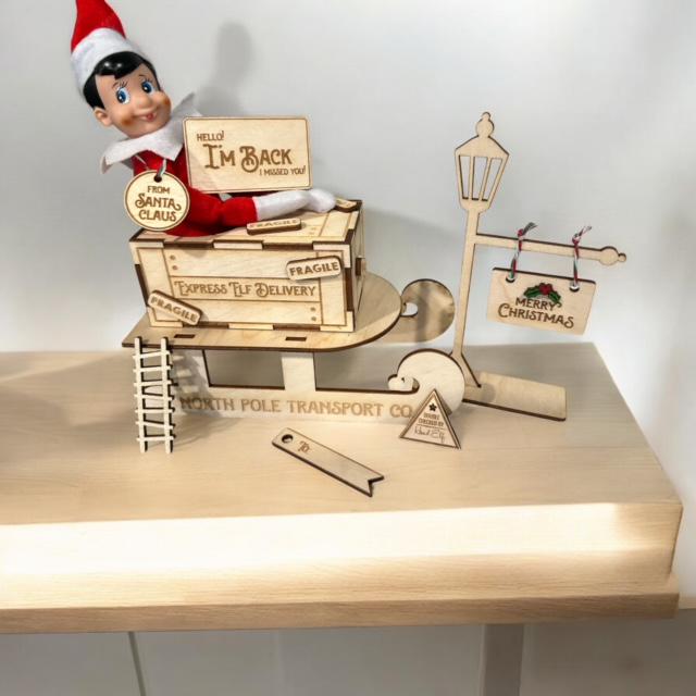 Elf board kits, Christmas elf props, Elf on the Shelf, holiday elf decor, kids Christmas, craft set, elf kit