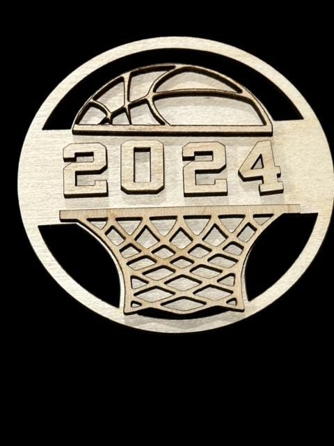 Unfinished DIY Basketball Hoop, Basketball Car Charm, DIY, Basketball Personalized, Basketball Car Charms, Unfinished, Gifts, Wooden Charms