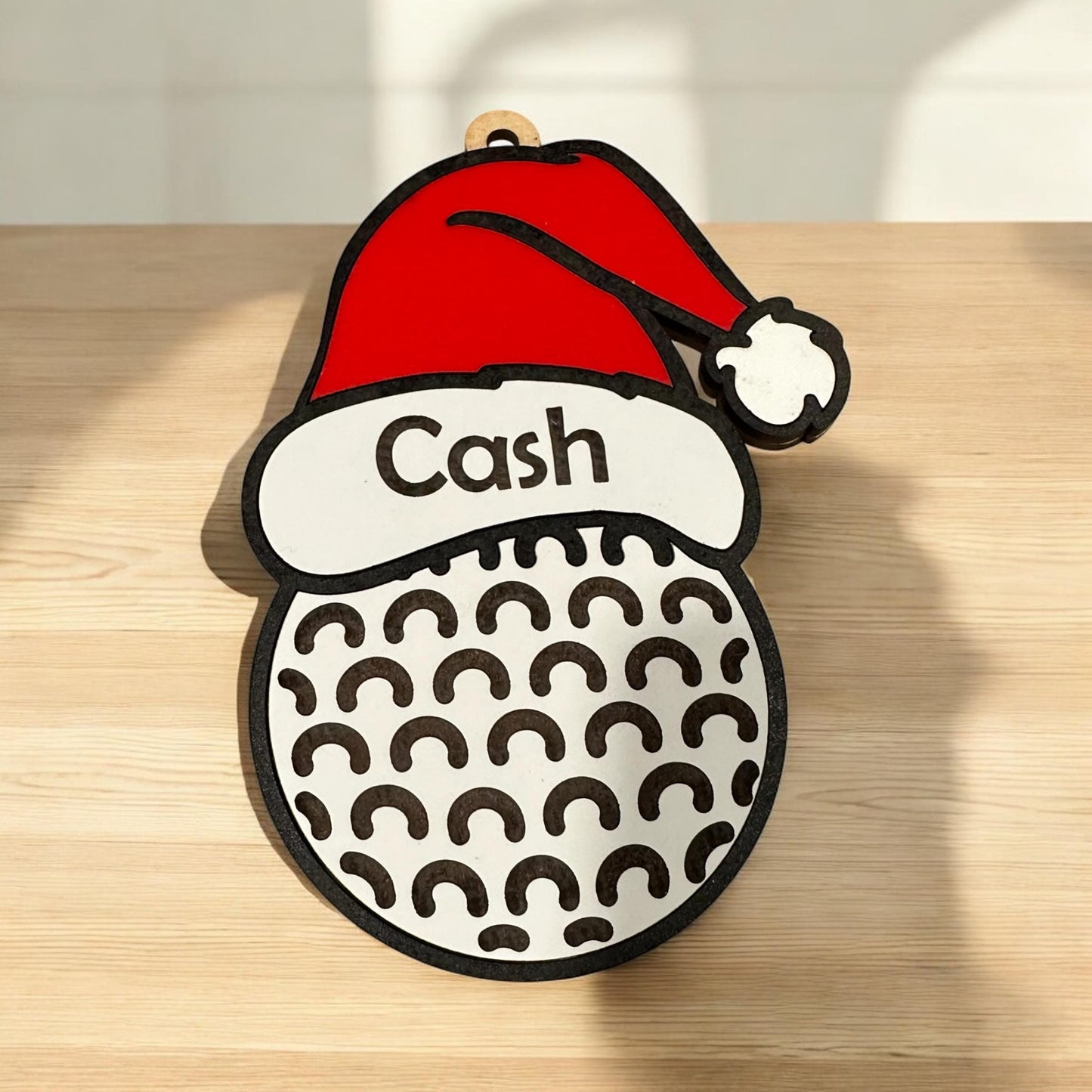 Sports Ornaments, Football, Soccer, Cheer, Golf, Personalized Wooden Ornaments, Christmas Charm, Team Christmas Personalized