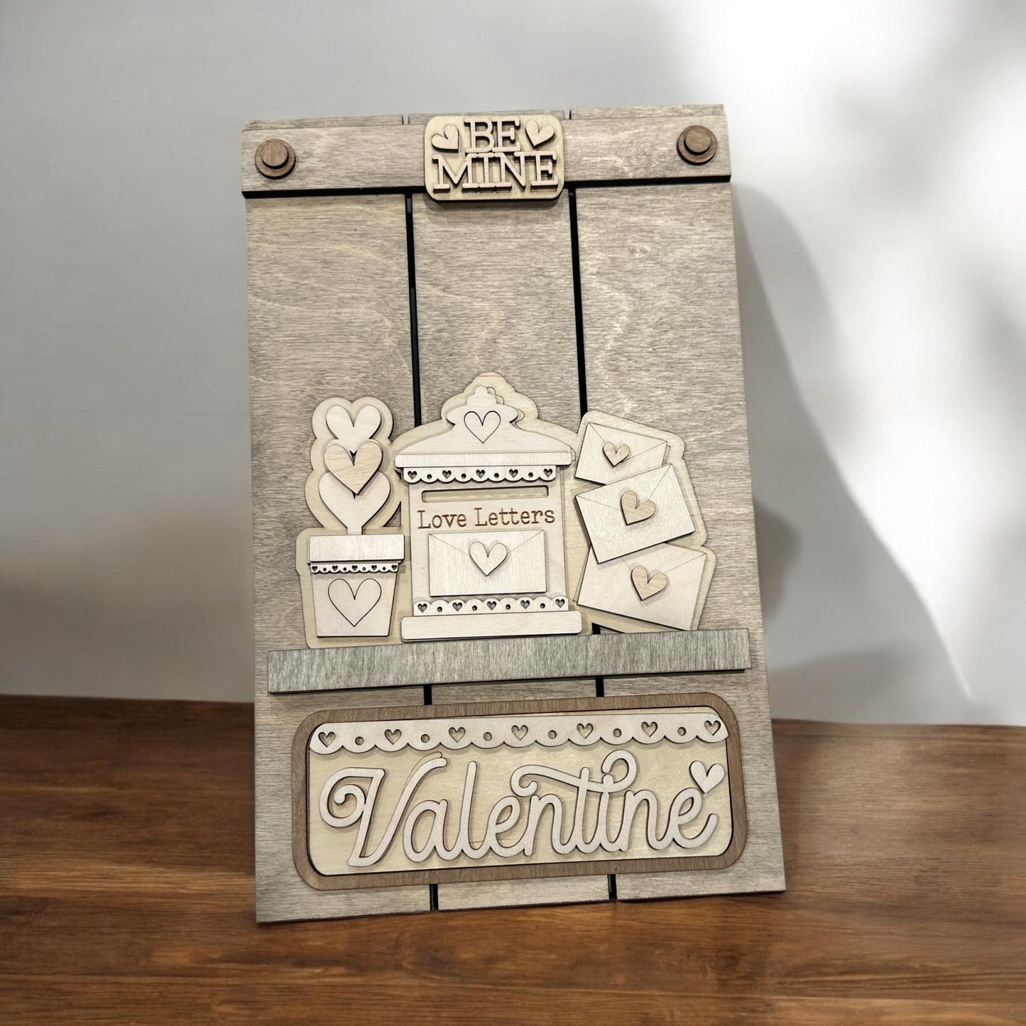 Pallet Easel Interchangeable, Easel for Truck Inserts, DIY Seasonal Display, Farmhouse Sign, Home Decor, Shelf Sitter, Decor, Wooden Easel