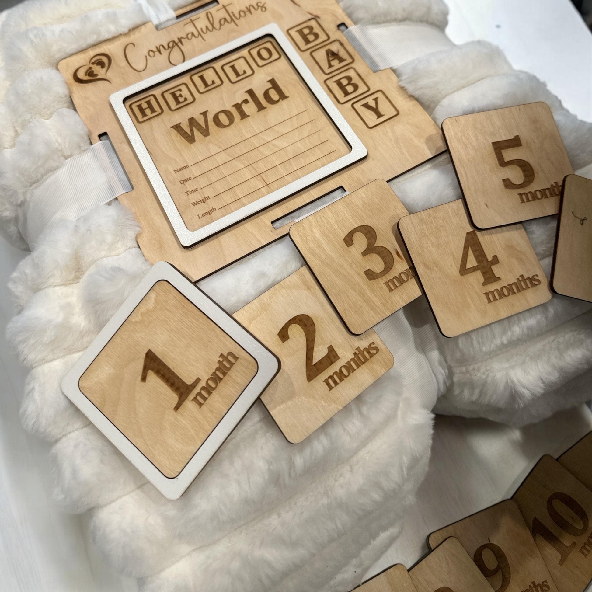 Blanket Tag & Interchangeable Milestones, Newborn Photo Props, Infant Milestone Pictures, Baby Monthly Tracker, Blanket Tag, Baby Monthly