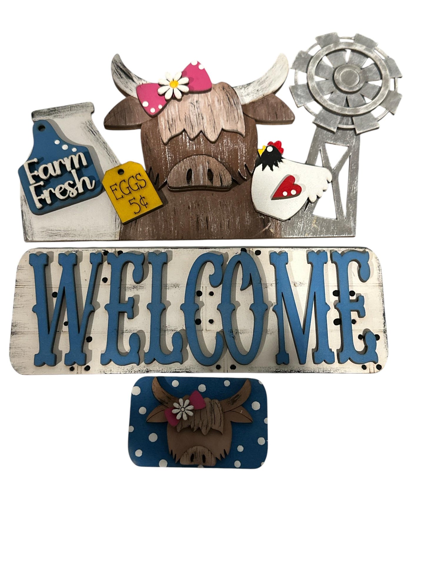 Highland Cow Insert, Interchangeable Insert, Interchangeable Truck, Highland Cow Home Decor, Interchangeable Sign, Arch Insert, Insert