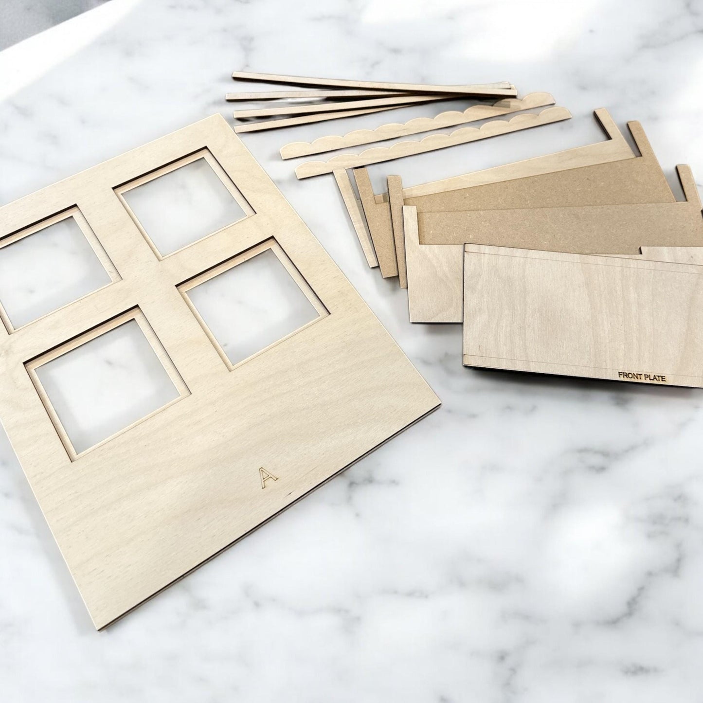 DIY Unfinished Window Interchange for Seasonal Inserts