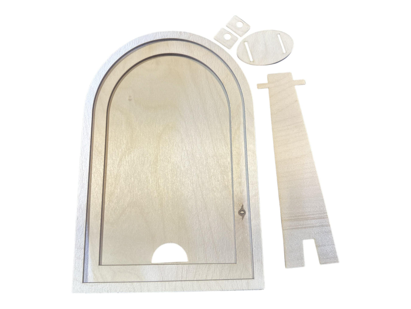 Unfinished Large Arch Sign Frame: Interchangeable DIY Decor