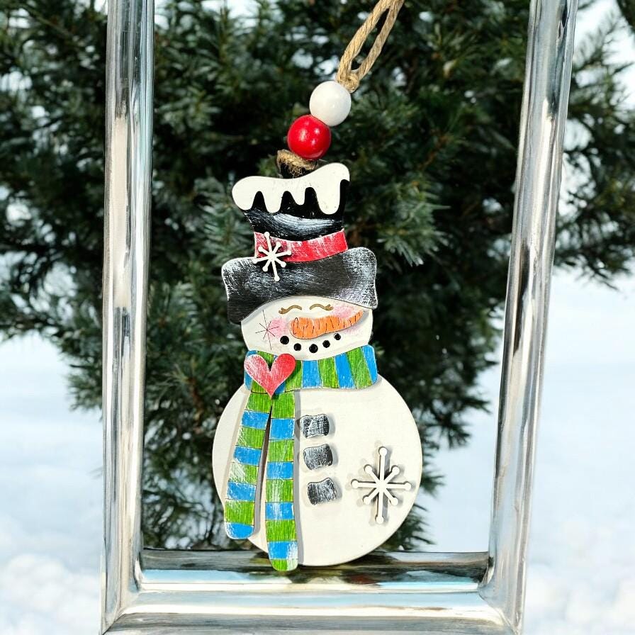Snowman Ornament, Snowman, Star Light Star Bright Ornament, Gift Exchange Ornament, Christmas Ornament, Snowman, Whimsical Ornament, Snowman