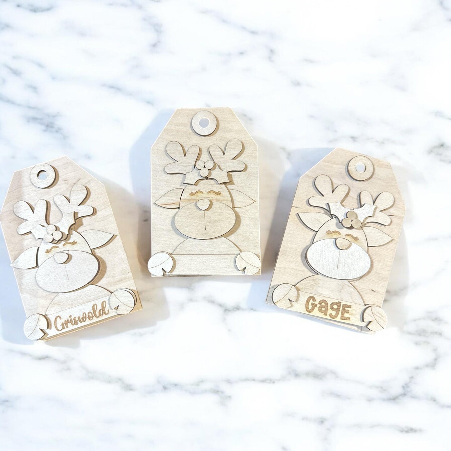 Unfinished Wood Reindeer Ornament: DIY Holiday Craft