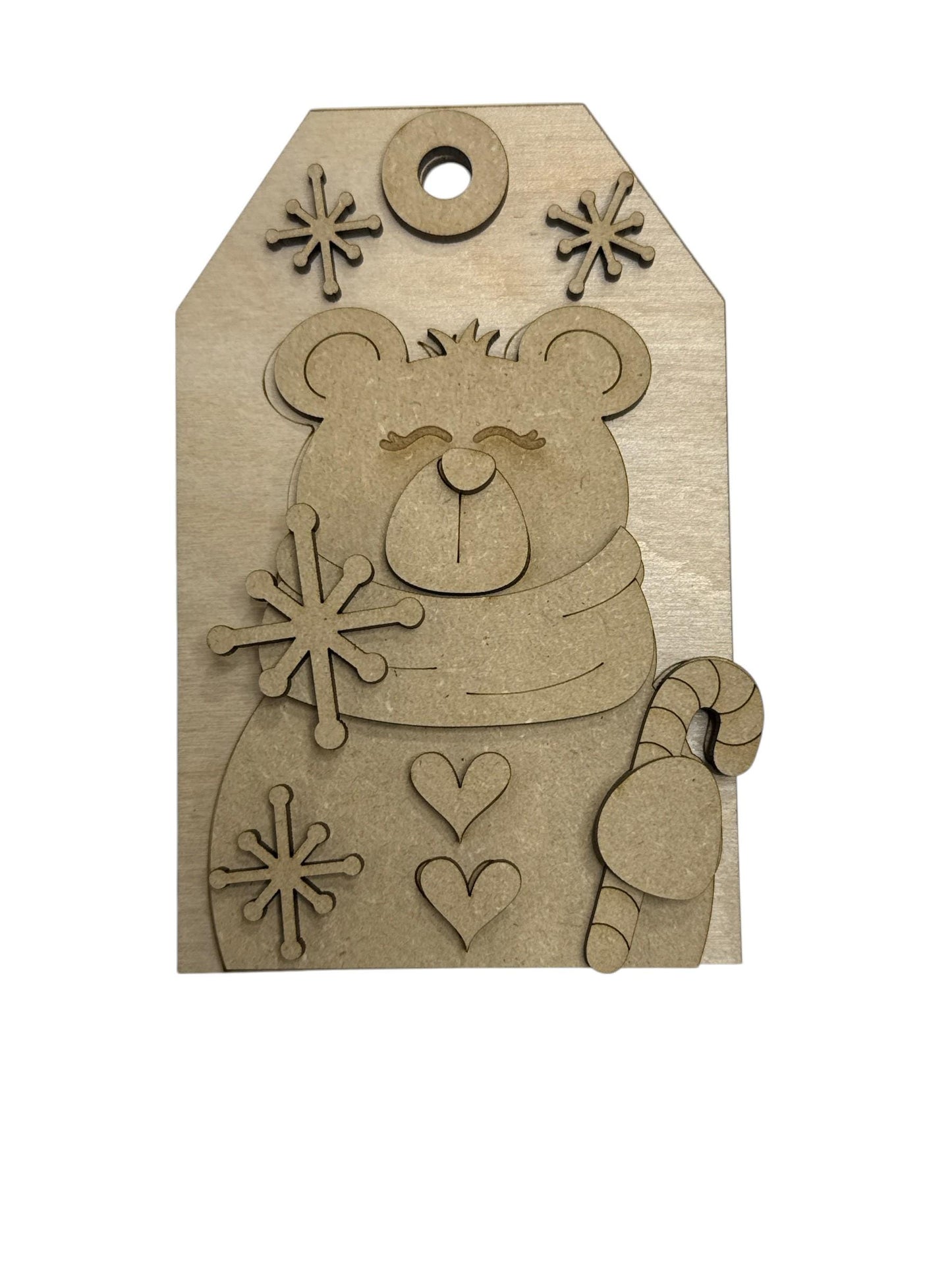 Polar Bear Gift Card Holder Ornament, DIY Christmas Tag, Polar Bear Gift Card Holder, Gift Card holder for christmas, Kids, Teachers
