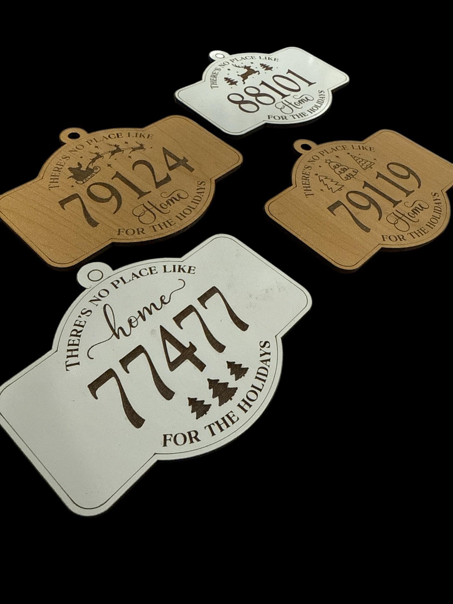 Zip Code Ornament DIY Ornaments Unfinished Wood, DIY Zip Code Christmas Craft, Zip Code ornament, Zip Code Ornament DIY, Ornament Unfinished