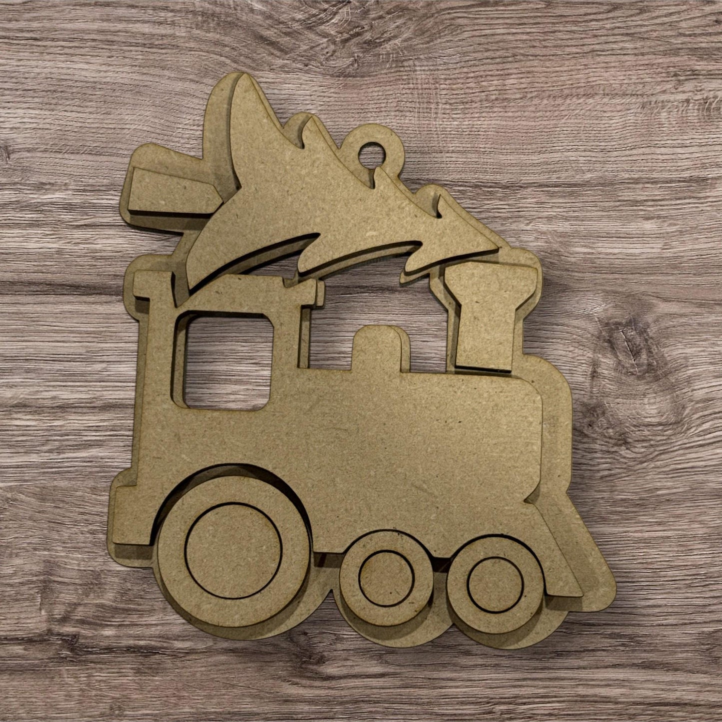 DIY Train Ornament, Personalized Train Unfinished