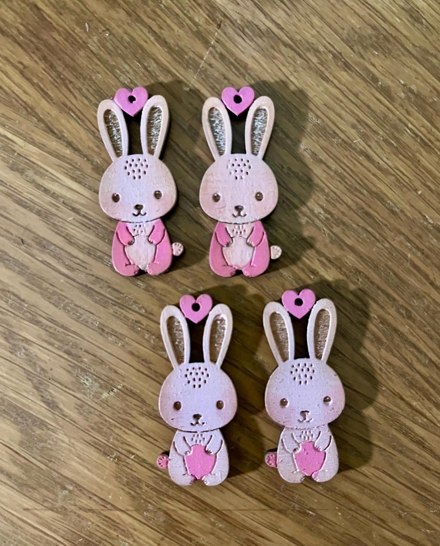 DIY Easter #2 Earrings, Bunny, Bunny ears, Bunny Glasses Unfinished