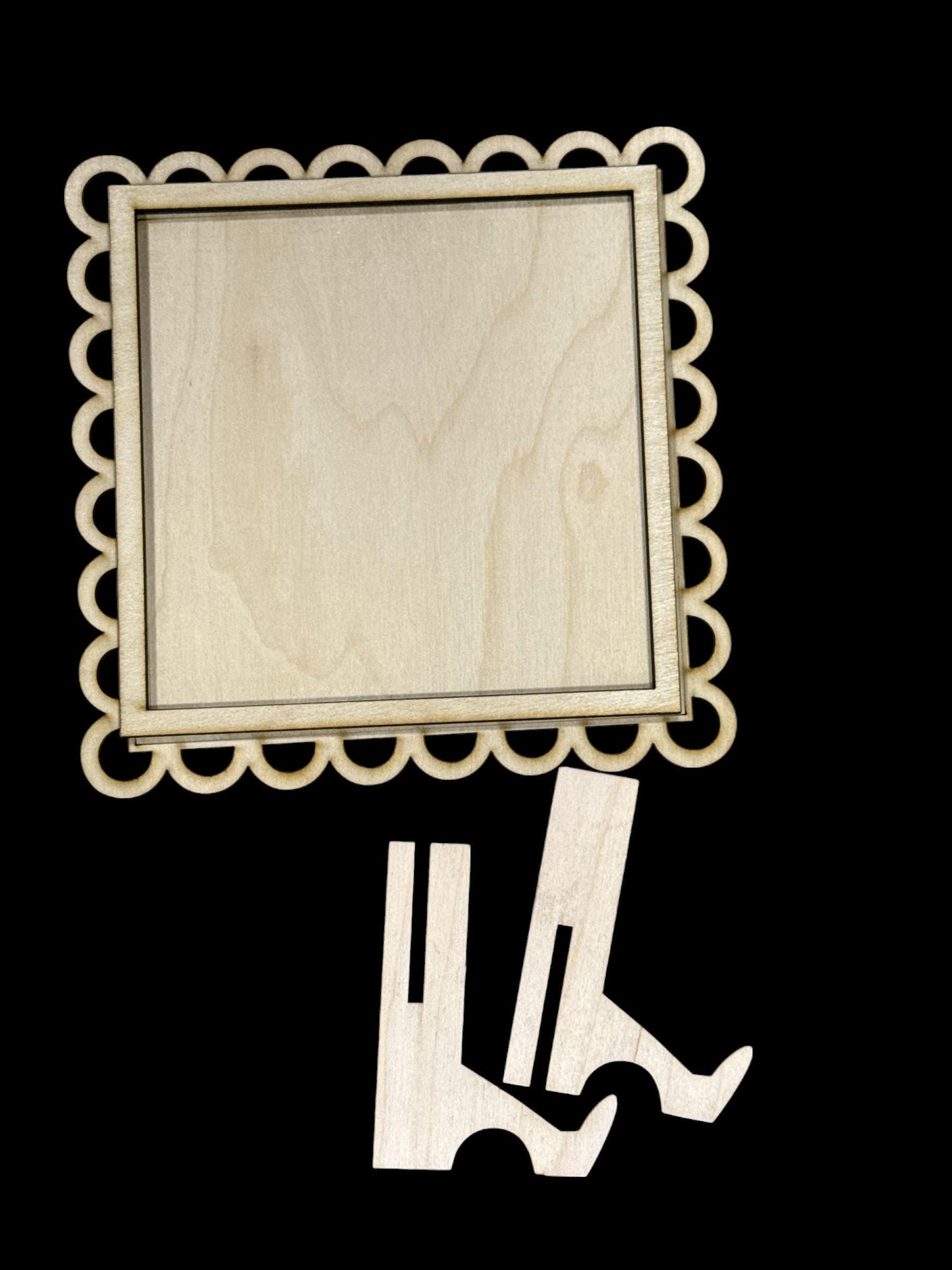 DIY Classic Frames for Square Frames, Wood Framed Sign, Mantel Deco, Home Decor, Shelf Sitter, Classic Frames Interchangeable Leaning Sign