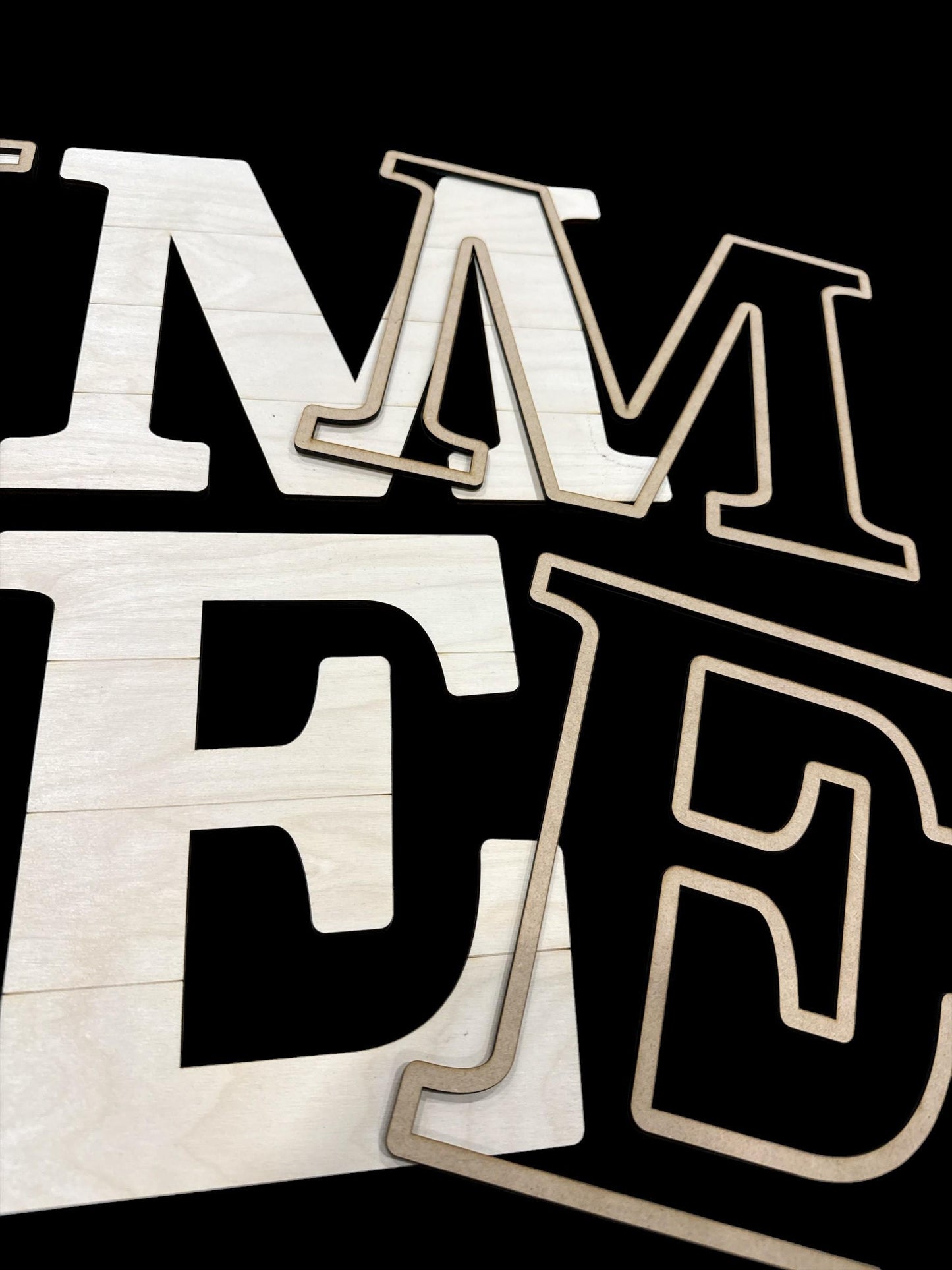 DIY 9" H M E Letters Unfinished, DIY, Unfinished, H M E letters to hang, Add a 8 to 10" Door Hanger, Fun, Door Hanger, Home Decor HME