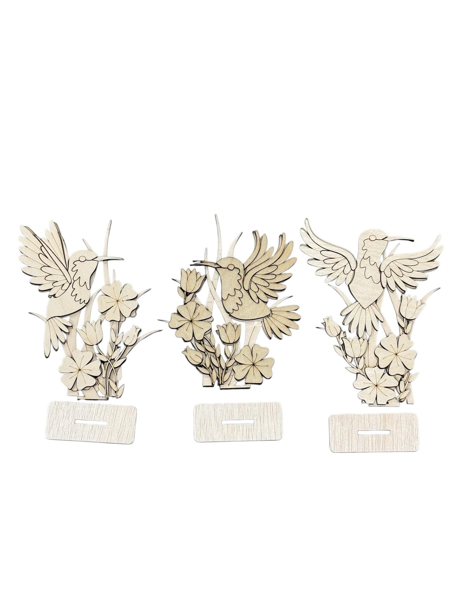 DIY Standing Hummingbird, Hummingbird Shelf Sitters, Hummingbird Decor, Unfinished