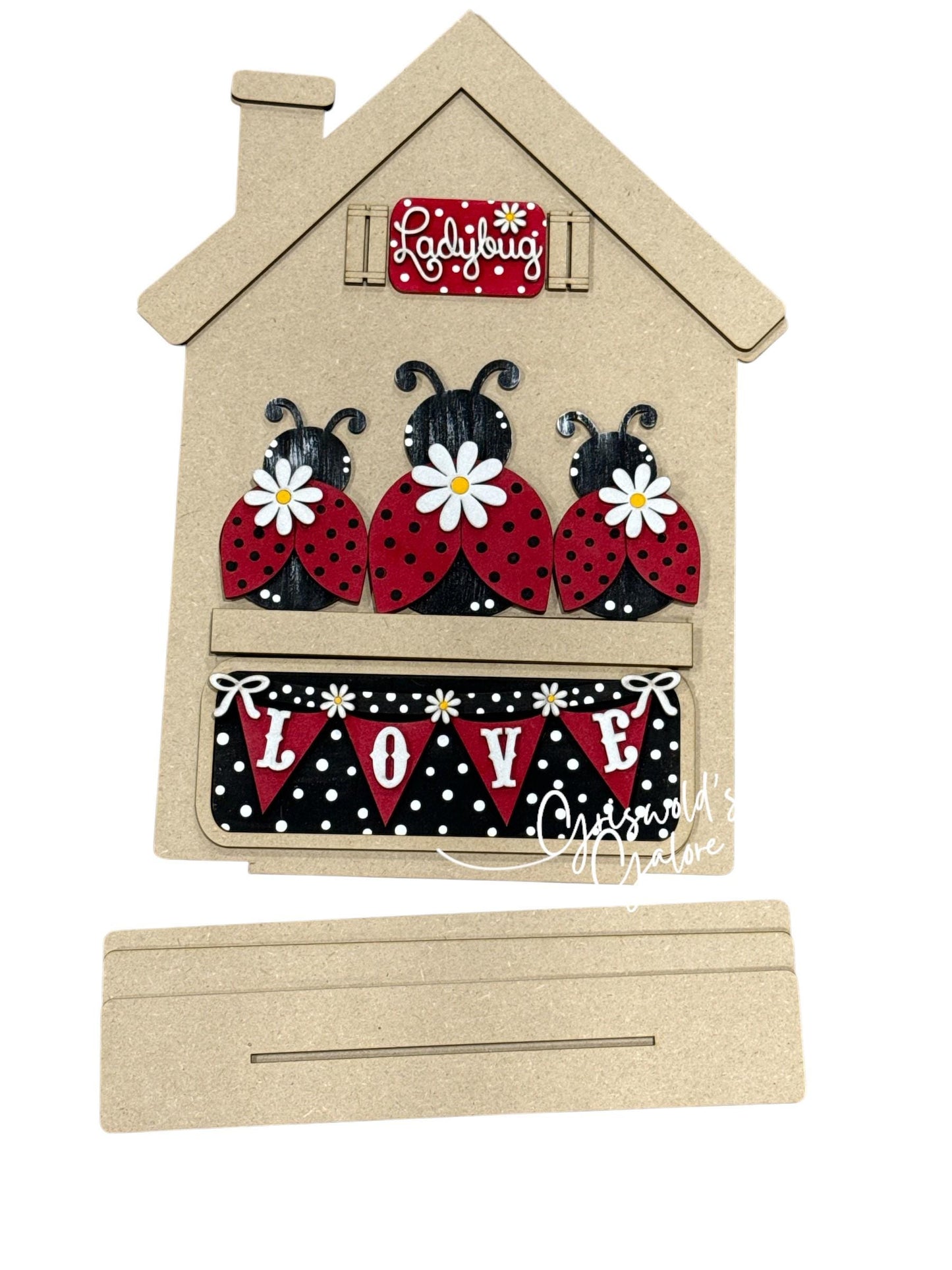 DIY Interchangeable House for Seasonal Truck Inserts, DIY Truck insert Base Display, Home Decor, Shelf Sitter, Decor, Door Hanger