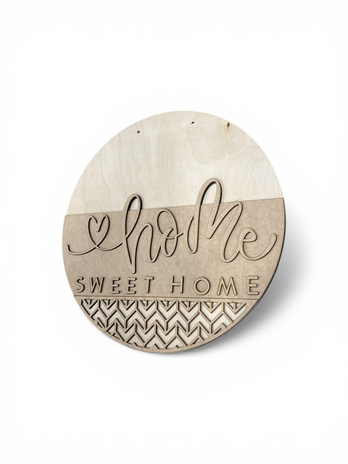 DIY Home Sweet Home: Unfinished DIY Craft Project, Home Sweet Home Door Hanger