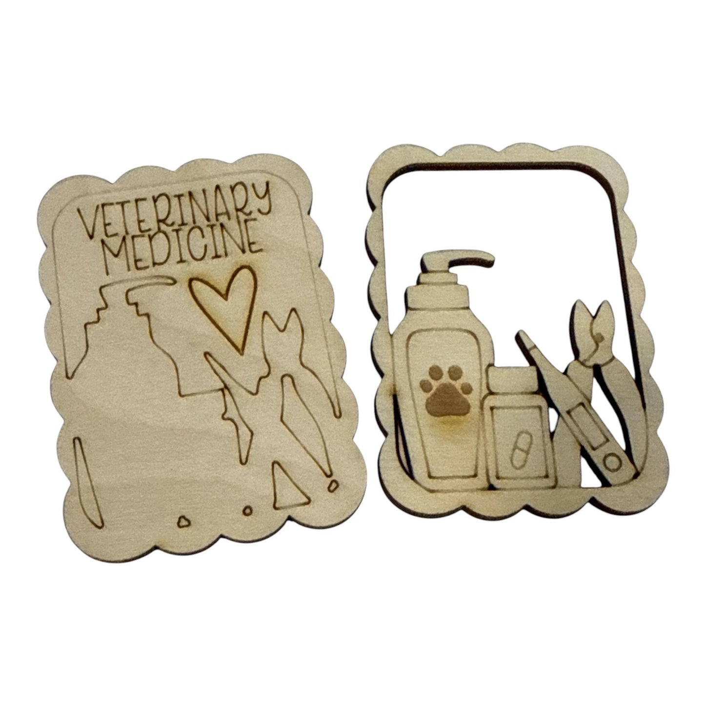 DIY Veterinary medicine Magnet Set, vet Magnet, Fridge Magnets DIY, Unfinished