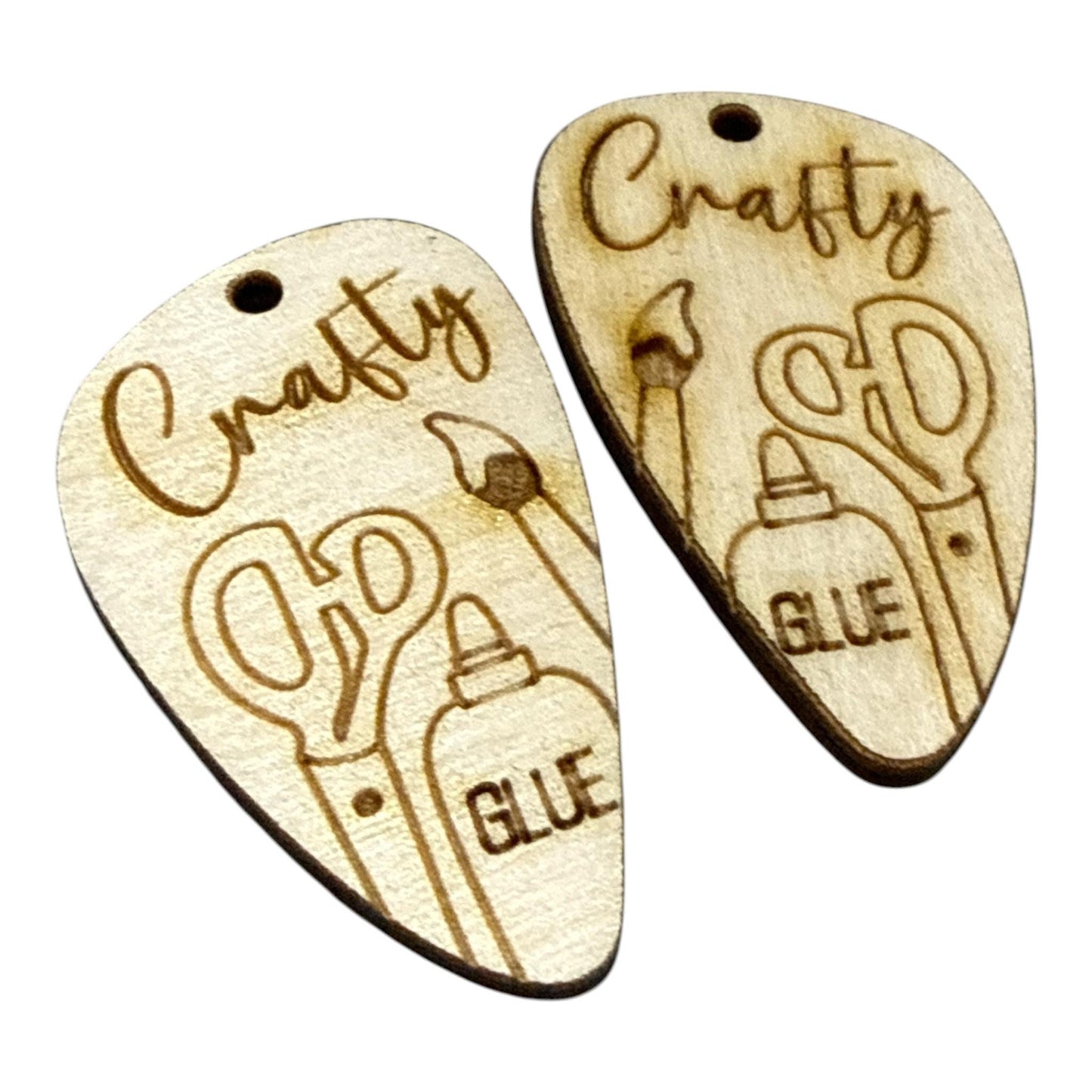DIY Crafty Wooden Earrings: Unfinished Craft Blanks, Crafty