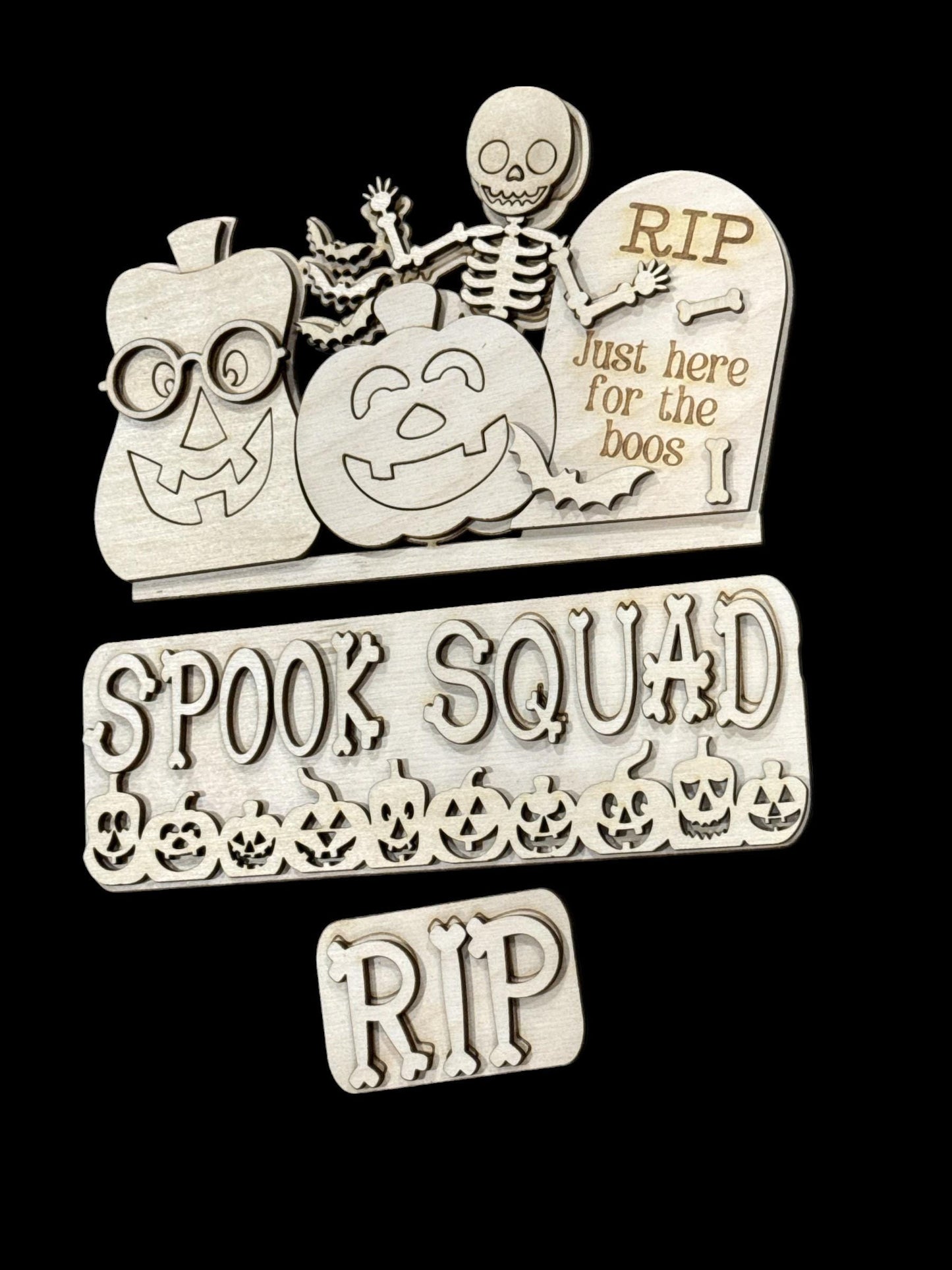 DIY Spook Squad Halloween Truck Insert: Interchangeable, Insert Only