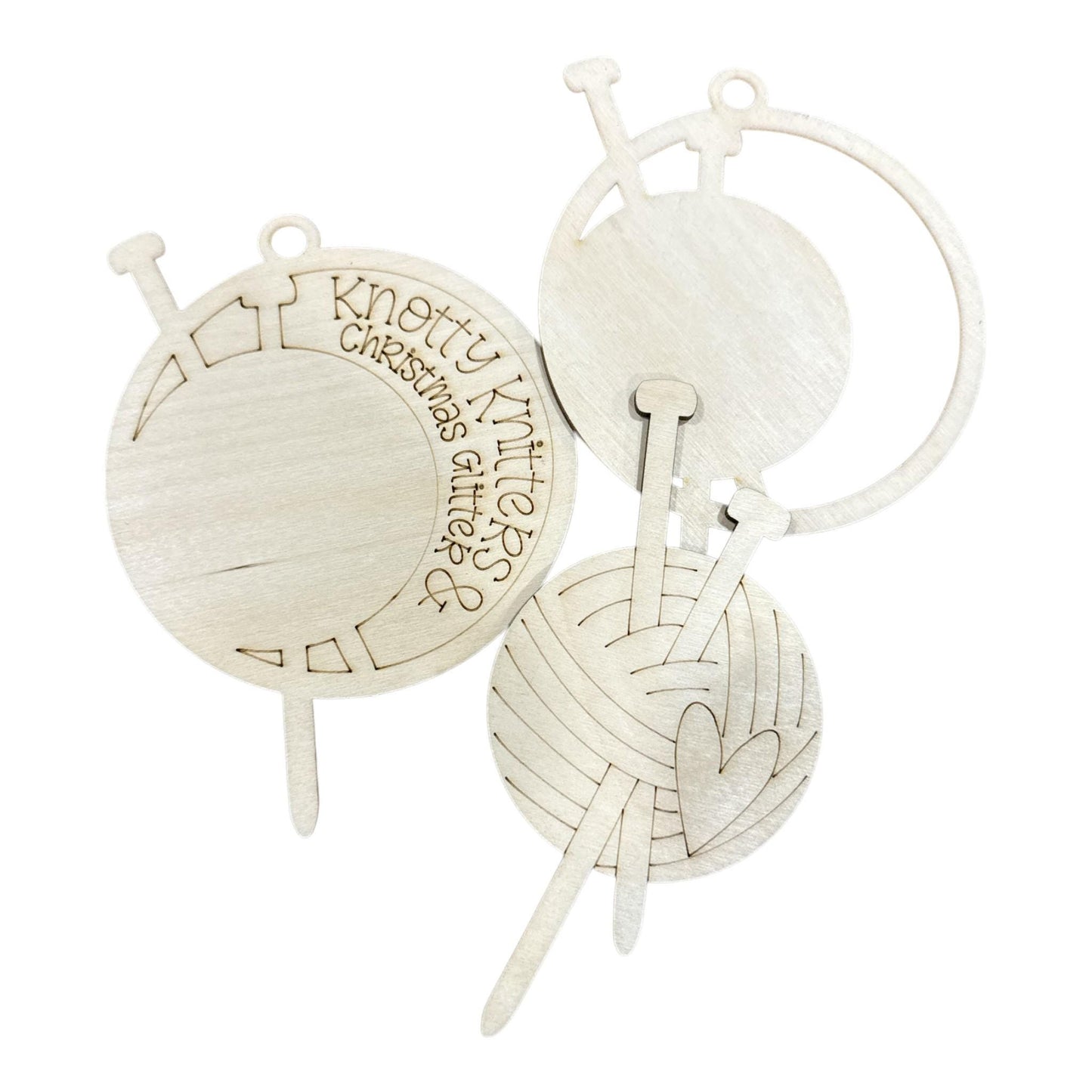 DIY Knotty Knitter Ornament, Sewing Ornament, Sewing Lover