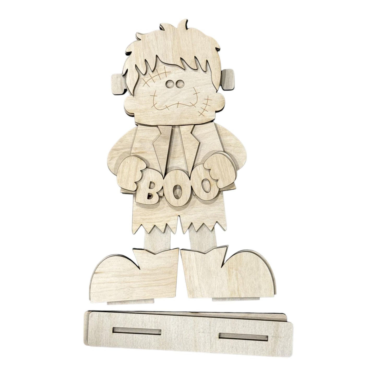 DIY Boo Frankenstein, Shelf Sitter