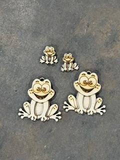 DIY Cute Frog Earrings, Dangles and Studs, Unfinished