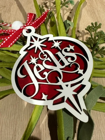 Jesus Christmas Ornament/ Jesus / Christmas Ornament / Jesus Ornament