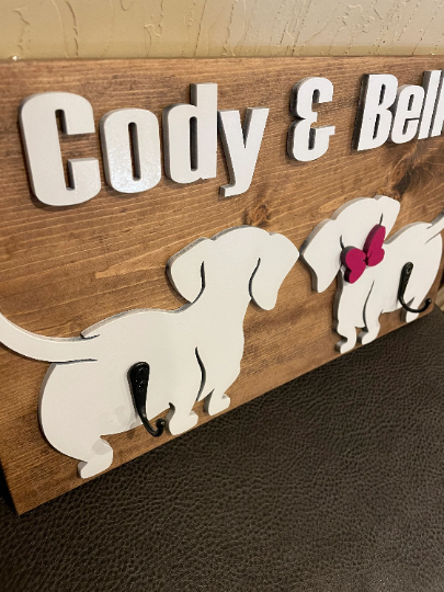 Leash Holder / 3D dog leash holder/dog lovers/ leash hook