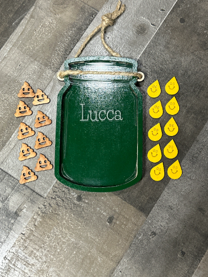 Potty Jar / Reward / Potty Chart Jar / Reward Star Jar /Personalized