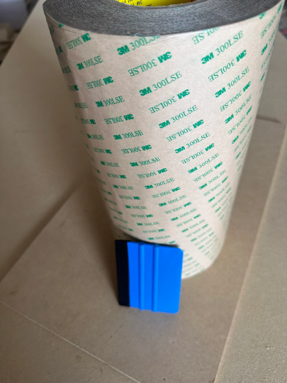 3M Adhesive LSE/ Glowforge / Adhesive Roll Tape / Laser / 3M Adhesive Roll / 300LSE