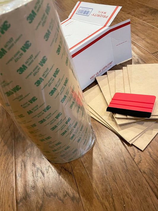 3M 467MP Double Sided Adhesive Tape Roll | Trim Tape | Double Side Tape For Laser Crafting | 3M Tape For Wood Crafting / 12"x60 yards