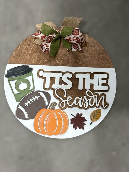 DIY Tis the Season Football and Coffee Fall