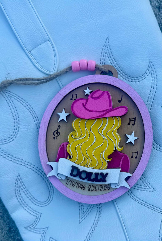 DIY Dolly Ornament, Unfinished