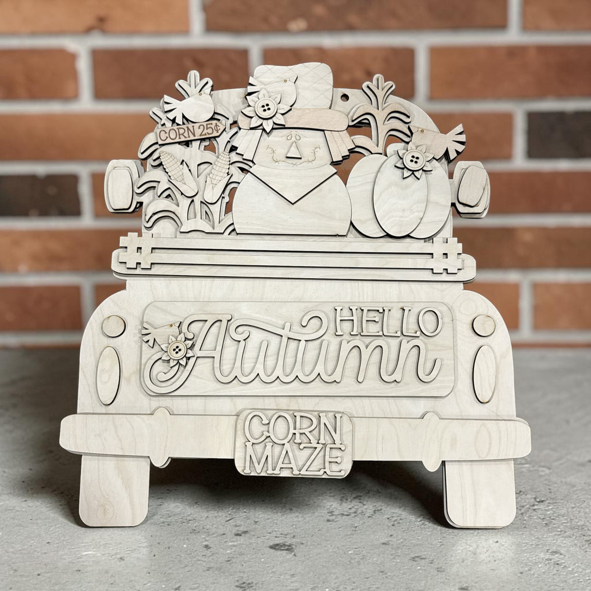 DIY 18" and 22" Hello Autumn Truck Insert or Truck set