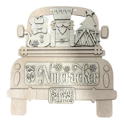 DIY 18" - 22" Nutcracker Sugar Plums Truck Insert or Trucks
