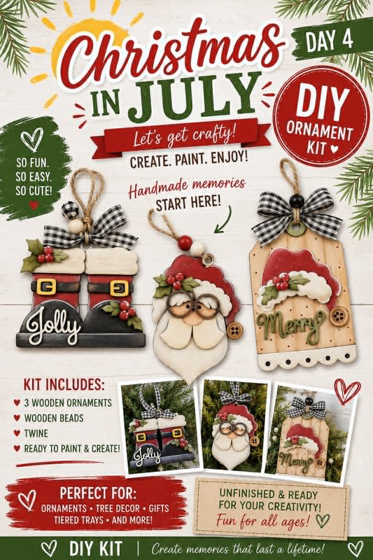 DIY Day 4 Christmas St Nick Unfinished Bundle